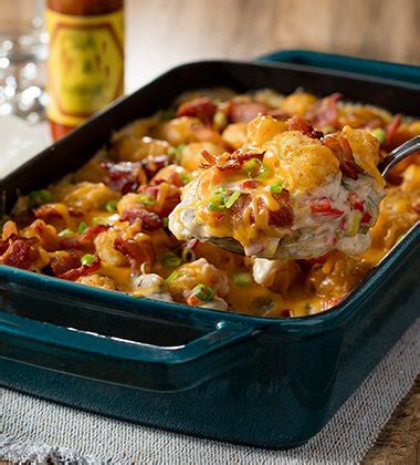 Tater Tot Casserole Made With Campbell's Cream of Mushroom Soup ...