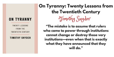 On Tyranny by Timothy Snyder – Carol's Notebook