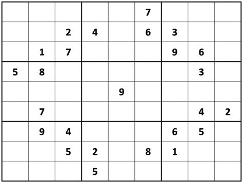 These Printable Sudoku Puzzles Range From Easy To Hard, Including ...