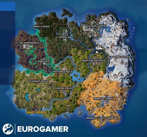 Carte Fortnite | Eurogamer.net - Tech Tribune France