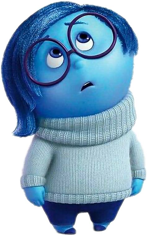 Inside Out Sadness Cartoon - Original Size PNG Image - PNGJoy