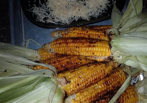 Resep Jagung bakar pedas manis maknyuuss oleh Ulfah Ar Rodlie - Cookpad