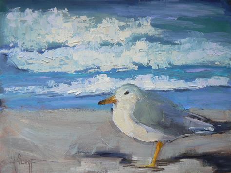 CAROL SCHIFF DAILY PAINTING STUDIO: Daily Painting "Beach Patrol II by ...