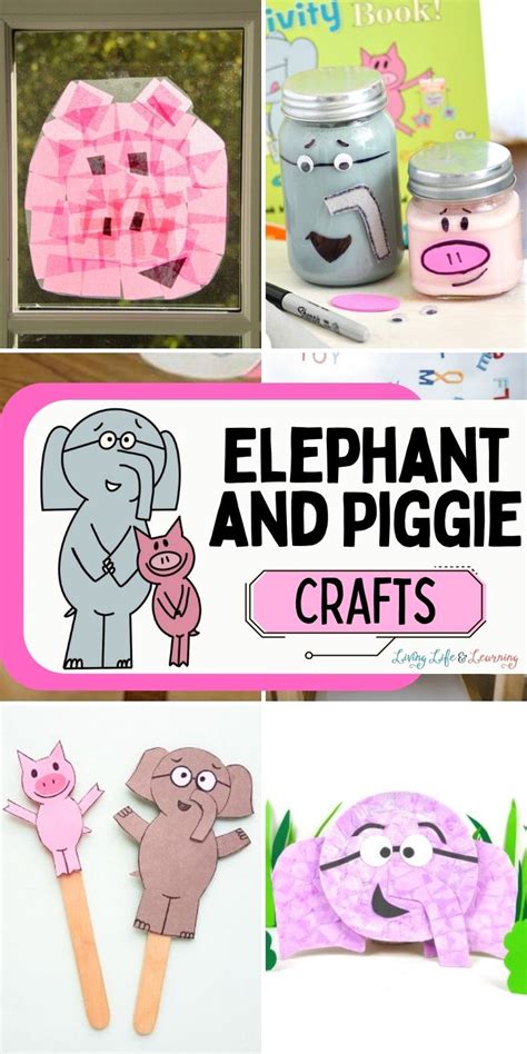 Elephant and Piggie Crafts