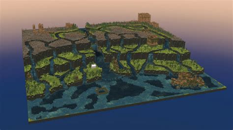 Custom Map "The Falls" for Timberborn - mod.io