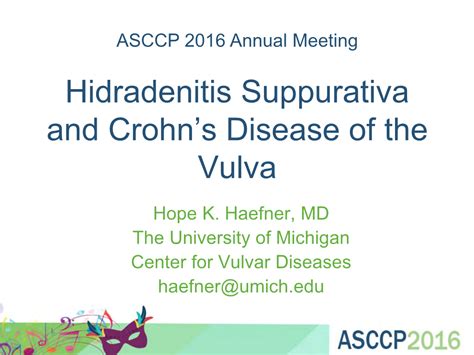 Hidradenitis Suppurativa and Crohn's Disease of the Vulva - DocsLib