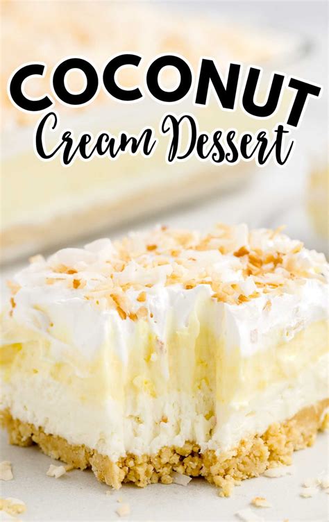 Coconut Cream Dessert - The Best Blog Recipes