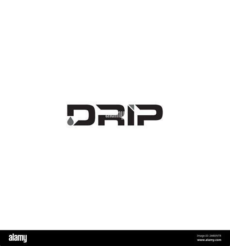 Drip logo or wordmark design Stock Vector Image & Art - Alamy