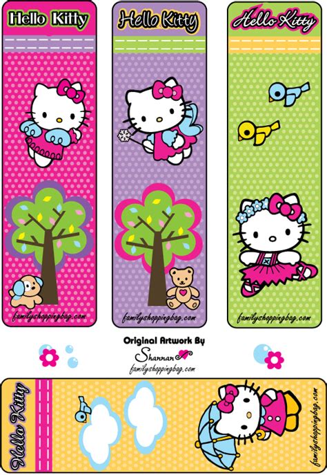 Free printable hello kitty bookmark | Hello kitty birthday party, Hello ...