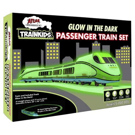 Atlas Trainkids Glow in the Dark Passenger Train Set HO Scale - Walmart.com