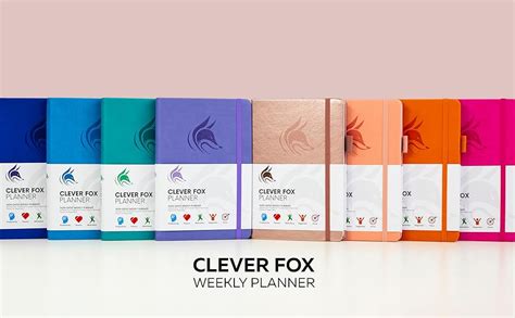 Clever Fox Planner – Weekly & Monthly Planner to Increase Productivity, Time Management and Hit ...