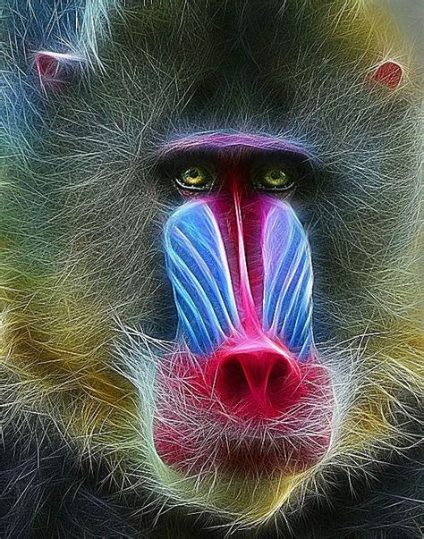 Mandrill Baboon | Animals beautiful, Baboon, Animals wild