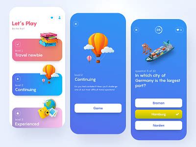 Trivia | Quiz | Game App by Ivan Saverchenko on Dribbble