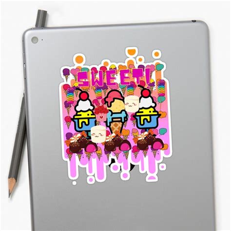 Sweet! Sticker by AngeliqueElmore | Coloring stickers, Stickers, Vinyl sticker