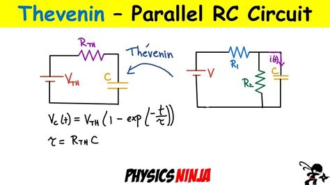 Parallel RC CIrcuit Using Thevenin Equivalent - YouTube