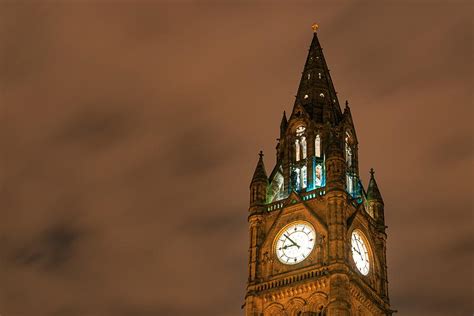 Manchester Town Hall clock tower Photograph by Songquan Deng | Fine Art ...