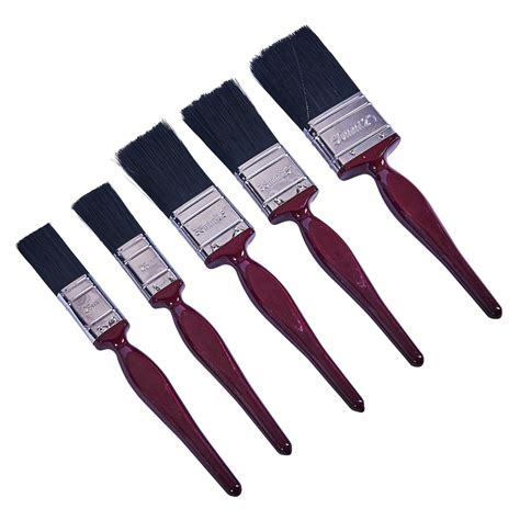 5pc Red Cherry Paint Brush Set
