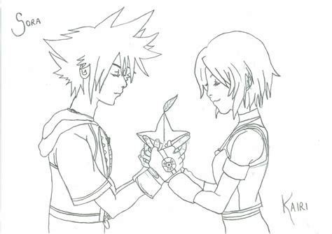 Kairi and Sora by ShadowSabre on DeviantArt