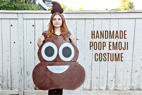 How to Make A Poop Emoji Costume For Kids - Easy DIY Halloween Costume ...