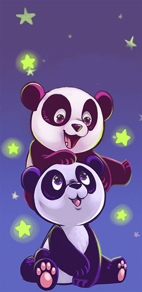 Kawaii Cute Anime Panda Wallpapers - Wallpaper Cave