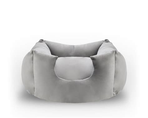 Grey Plush Pet Bed – All Sizes – Fabric n CO