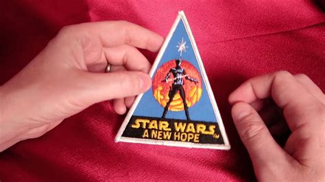 Vintage STAR WARS A New Hope Fan Club patch. HD review - YouTube