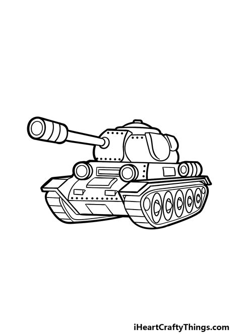 Tank Cartoon Drawing