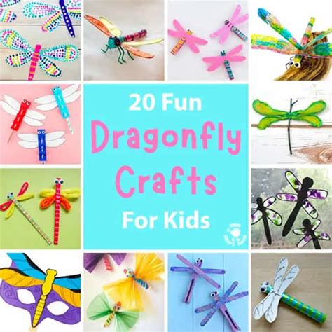 20 Pretty Dragonfly Crafts For Kids - Kids Craft Room