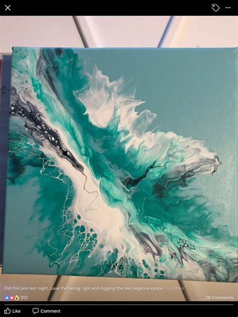Dig it! Flow Painting, Resin Art Painting, Easy Canvas Painting ...