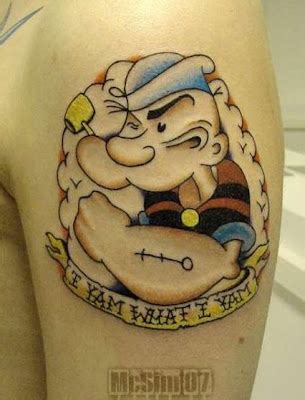 tattoo: Popeye tattoo