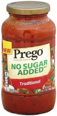 Prego Traditional Italian Sauce - 23.5 oz, Nutrition Information | Innit