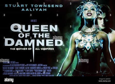 AALIYAH, STUART TOWNSEND POSTER, QUEEN OF THE DAMNED, 2002 Stock Photo - Alamy