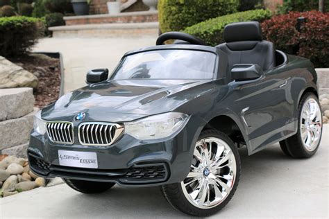 BMW 4-Series Grey Licensed 12V Kids Electric Ride-On Car with Remote Control - Walmart.com ...