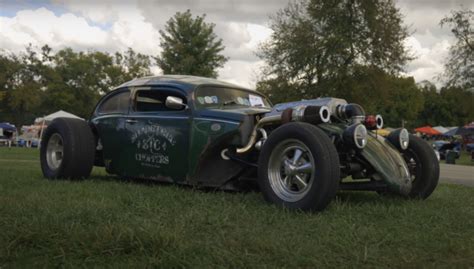 Volkswagen Beetle Rat Rod Serves Up 900 'Rowdy' Horses