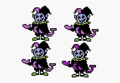 Jevil Deltarune Sprite Gif, HD Png Download - kindpng