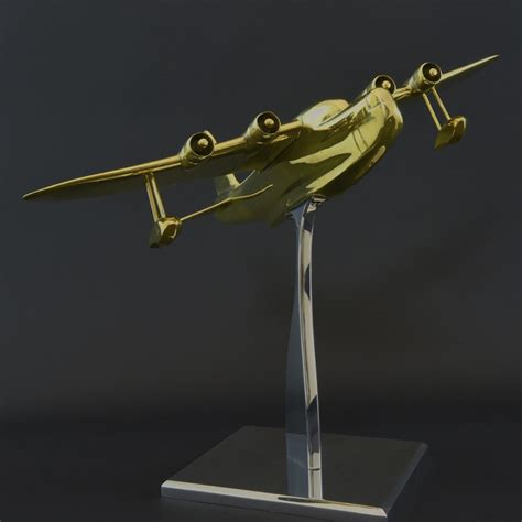 Sunderland Flying Boat Brass Model – Bentleys London