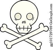 900+ Clip Art Cartoon Skull And Crossbones Symbol | Royalty Free - GoGraph