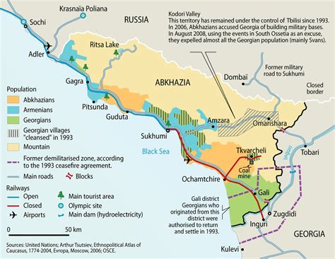 Abkhazia Map