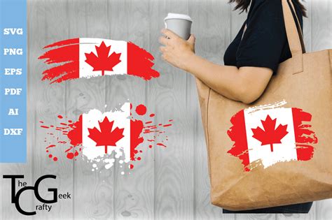 Canada Flag SVG | Canada Day Cut File Graphic by The Crafty Geek · Creative Fabrica