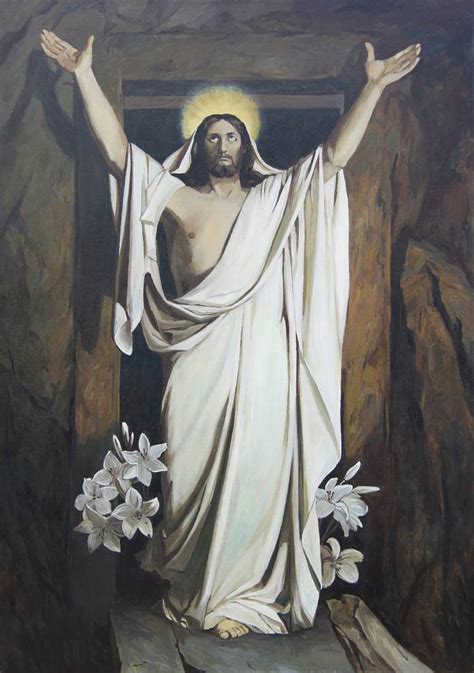 Resurrection of Christ Painting by Anna Gorodetskaya | Saatchi Art