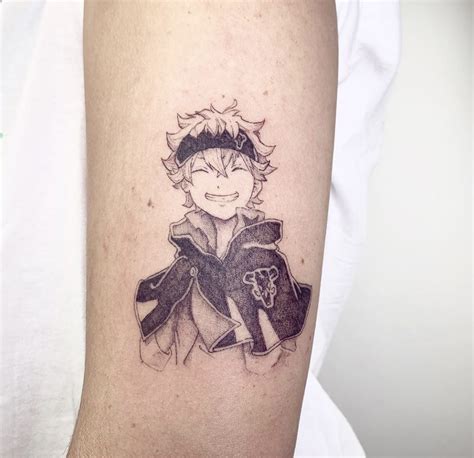 Asta Demon Slayer Sword Tattoo Asta Black Clover Tattoo