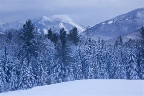 Winter snow in the High Peaks region of Adirondack Park. Adirondack Park, Saranac Lake, Sea To ...