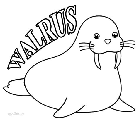 Printable Walrus Coloring Pages For Kids | Cool2bKids