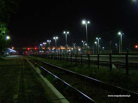 Railway station at night in Oswiecim - Photo 55/110