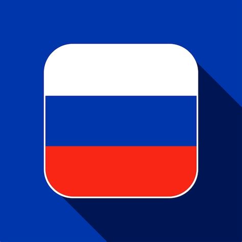 Premium Vector | Russia flag official colors vector illustration