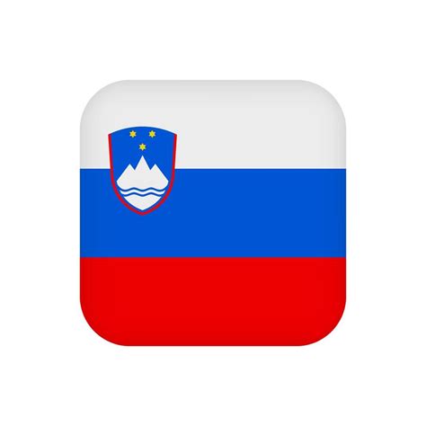 Slovenia flag, official colors. Vector illustration. 10421225 Vector ...