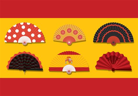 Spanish Fan Vector 122629 Vector Art at Vecteezy