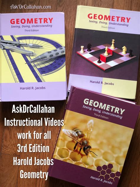 The Different Geometry Textbooks and Videos - AskDrCallahan