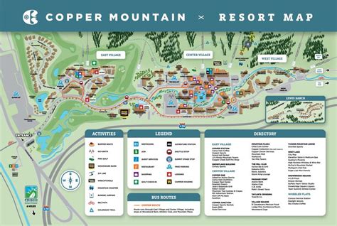 Copper Mountain Village map | Village map, Copper mountain resort, Ski trip