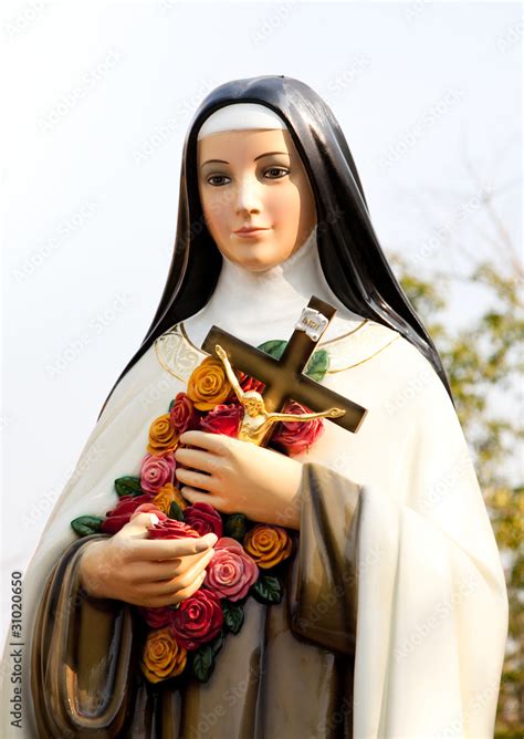 Statue of St Teresa Stock Photo | Adobe Stock